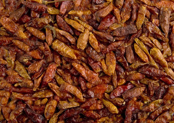 bulk hot chillies background