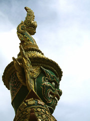 Fototapeta na wymiar statua sztuka tajski