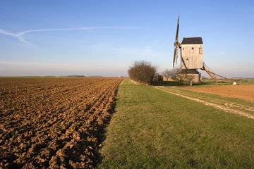Papier Peint photo autocollant Moulins moulin de le beauce