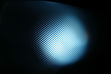 curved blue pattern