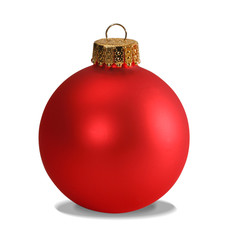 red ornament with clipping path - 282753