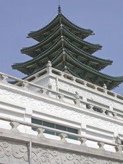 Naklejka premium korean pagoda