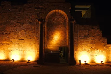 Light filtering roller blinds Egypt temple at luxor - egypt