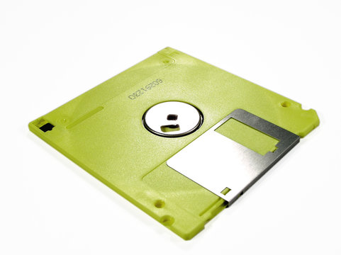 Yellow Floppy Disk