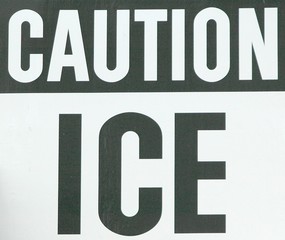 caution ice
