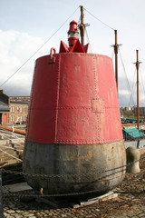 Fototapeta na wymiar red buoy