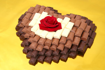 chocolate heart