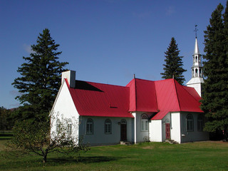 church at mont tremblant, quebec (horizontal)