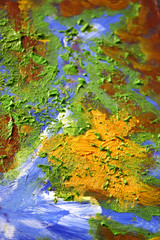 Obraz na płótnie Canvas oilpainting earth