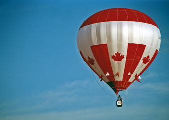 canada flag balloon