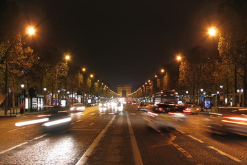 Fototapeta na wymiar Paris w Bewegung