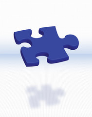 floating puzzle piece