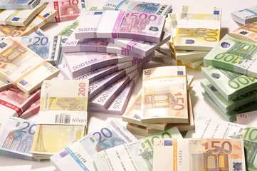 Fotobehang european currency - europäische währung © Franz Pfluegl