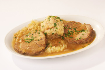 roast with sauce - braten mit sauce