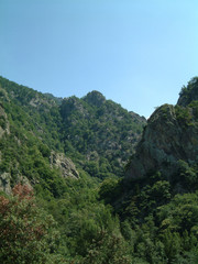 Fototapeta na wymiar craggy gorge 2