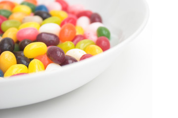 jelly beans in a dish