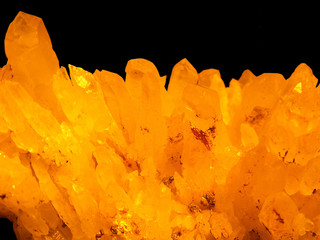 golden crystal rock