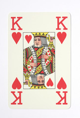 pokerkarte könig herz