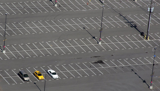 Almost Empty Parking Lot