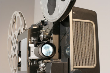 film projector front close