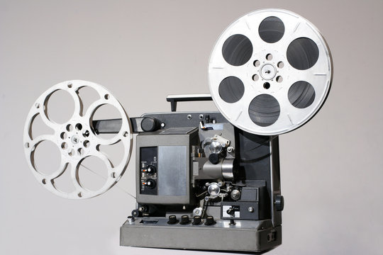 retro 16mm film projector