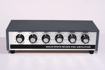 retro microphone mixer