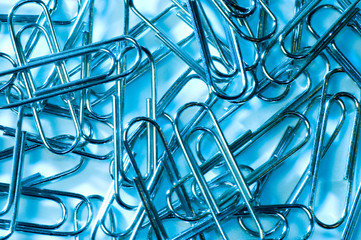 abstract paper clips