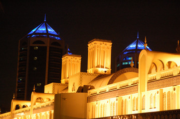 souk and towers