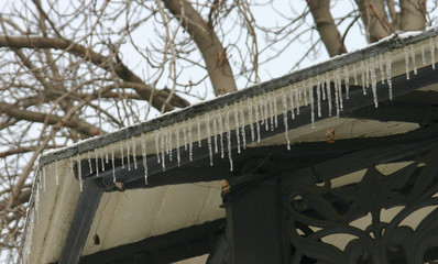 icy roof