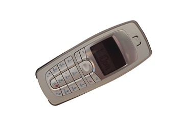 silver cell phone