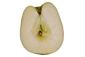 pomme coupée
