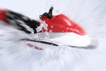 Tableaux ronds sur aluminium Sports nautique petit jet ski