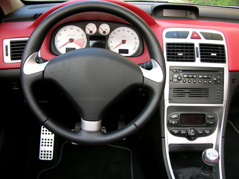 Fototapeta car interior
