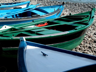 detail of fishing boats