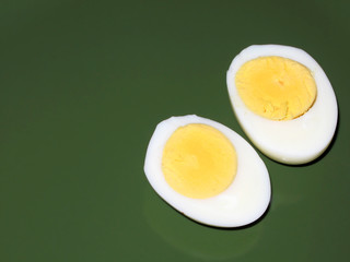 sliced egg