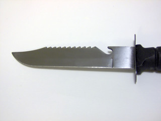 large bowie knife blade