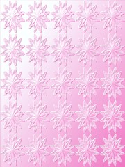 embossed pattern star pink