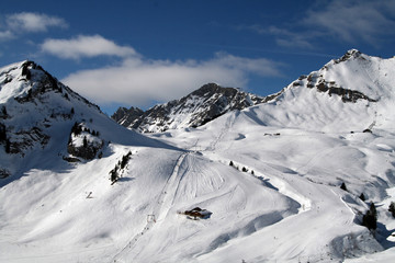 Fototapeta na wymiar Trasy de ski