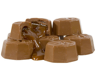 chocolate caramel candies