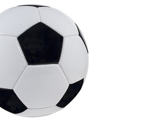 cropped soccer ball