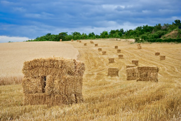 hay bales