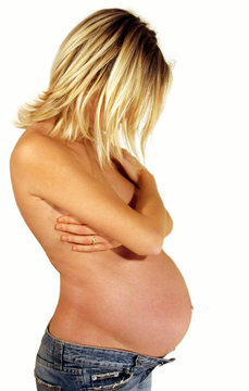 profil de femme enceinte