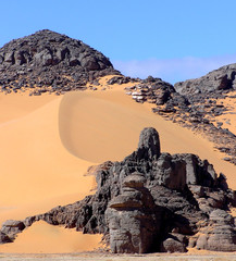 dunes sur roche