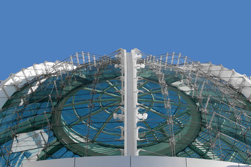 futuristic dome details