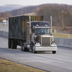 truck on highway