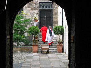 priests at westminster abbey