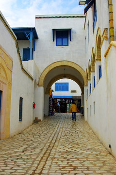 market entrance
