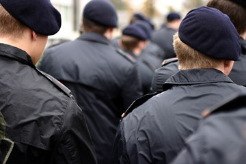 soldiers in uniform