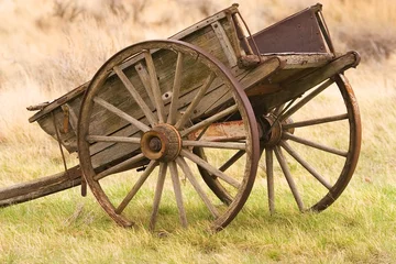 Deurstickers old wagon © Sly