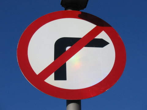 No Right Turn